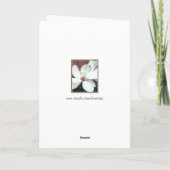 Magnolia - Bloemenserie Kaart (Achterkant)