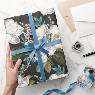 Magnolia Bloemmotief Cadeaupapier
