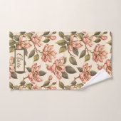 Magnolia bloesem bloembotanisch patroon Bad Handdoek (Handdoek)