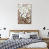 Magnolia Bloesem Canvas Afdruk (Insitu (Slaapkamer))