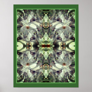 Magnolia bloesems Abstract Poster