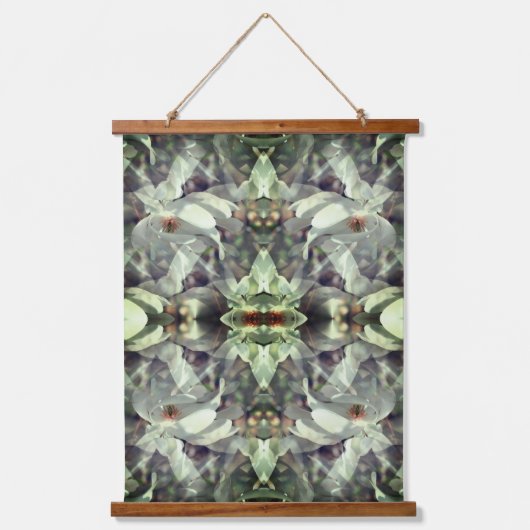 Magnolia bloesems vermenigvuldigd Abstract Hangend Wandkleed (Voorkant)