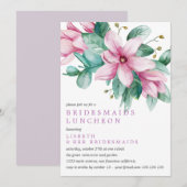 Magnolia Bloom Bridesmaids Luncheon Weddenschap Kaart (Voorkant / Achterkant)