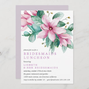 Magnolia Bloom Bridesmaids Luncheon Weddenschap Kaart