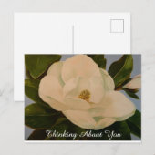 Magnolia Bloom Denken Over U Briefkaart (Voorkant / Achterkant)