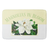 Magnolia Bloom | Groot geel en wit Badmat (Voorkant)