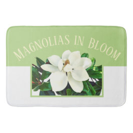 Magnolia Bloom | Grote groene badmat