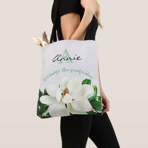 Magnolia Bloom   Het leven is prachtig   Gepersona Tote Bag