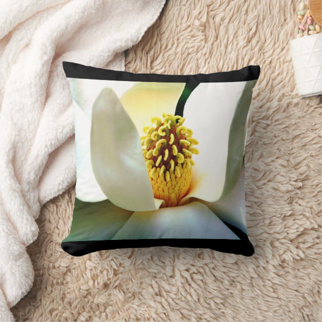 Magnolia Bloom Macro Kussen (Deken)