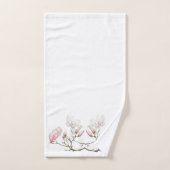 Magnolia Blooms Bathroom Towel Set Bad Handdoek (Handdoek)