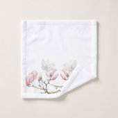 Magnolia Blooms Bathroom Towel Set Bad Handdoek (Wasdoekje)