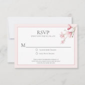 Magnolia Blooms RSVP-kaarten RSVP Kaartje (Voorkant)