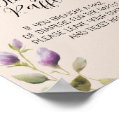 Magnolia Blooms Theme Baby Diaper Raffle Sign Poster (Hoek)