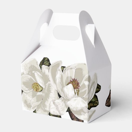 Magnolia blosans bedankdoosjes (Achterkant)