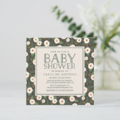 Magnolia Blossom Baby shower Kaart (Staand voorkant)