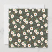 Magnolia Blossom Baby shower Kaart (Achterkant)