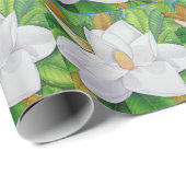 Magnolia Blossom Cadeaupapier (Rol Hoek)