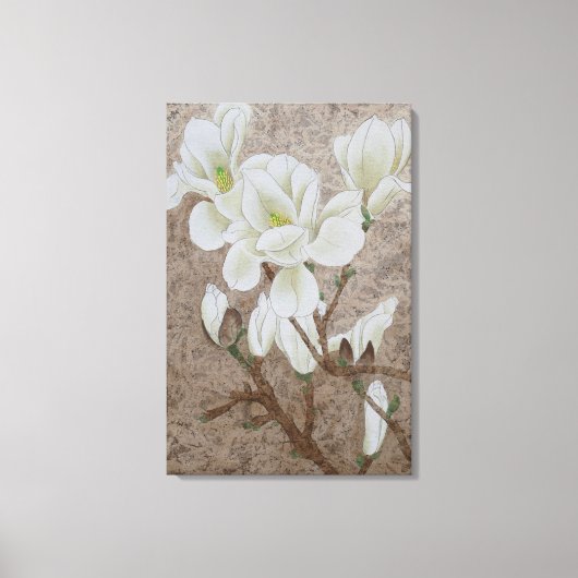 Magnolia Blossom Canvas Afdruk (Voorkant)