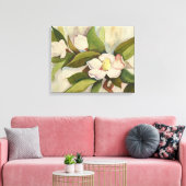 Magnolia Blossom Canvas Afdruk (Insitu (Woonkamer))