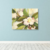 Magnolia Blossom Canvas Afdruk (Insitu (Houten vloer))