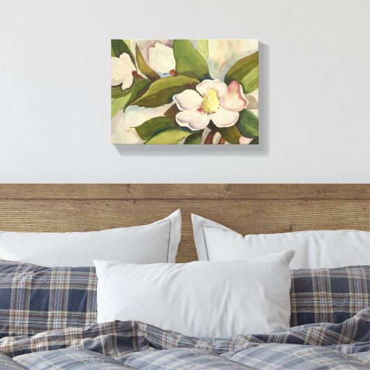 Magnolia Blossom Canvas Afdruk (Insitu (Slaapkamer))