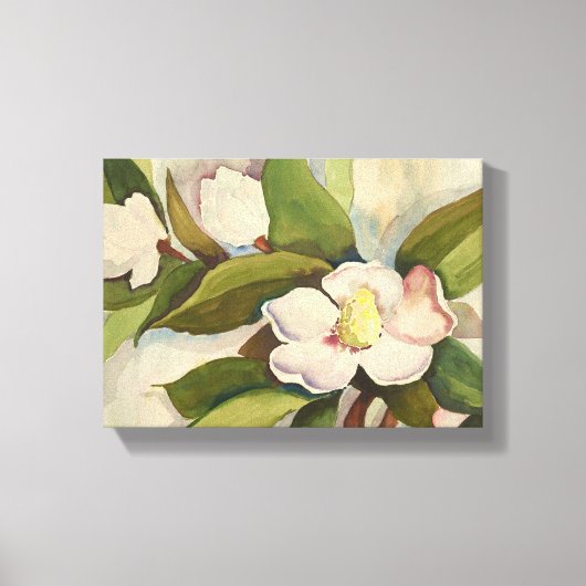 Magnolia Blossom Canvas Afdruk (Voorkant)