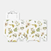 Magnolia Blossom | Elegant Violet Floral Greenery Bedankdoosjes (Uitgevouwen)