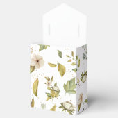Magnolia Blossom | Elegant Violet Floral Greenery Bedankdoosjes (Geopend)
