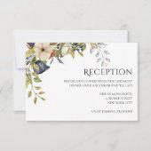 Magnolia Blossom | Elegant Violet Floral Greenery Kaart (Voorkant)