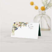 Magnolia Blossom | Elegant Violet Floral Greenery Plaatskaartje (Achterkant)