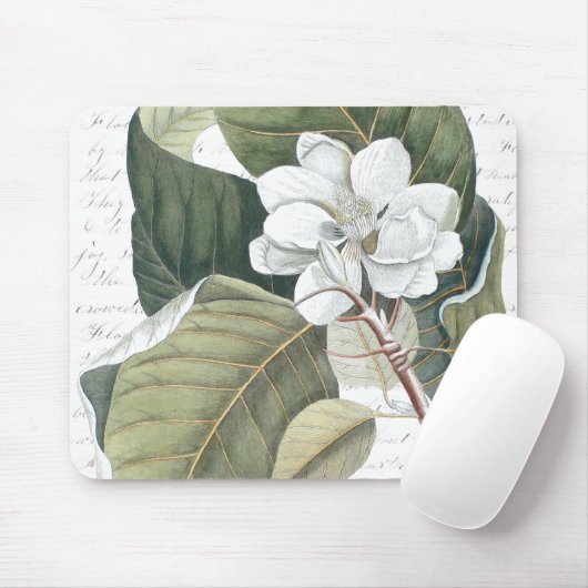 Magnolia Blossom en Clara Balfour Text Collage Muismat (Met muis)