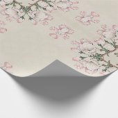 Magnolia Blossom Ephemera Pattern Cadeaupapier (Hoek)