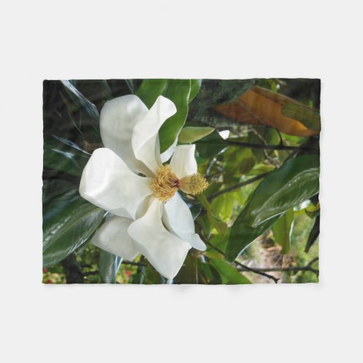 Magnolia Blossom Fleece Deken (Voorkant (Horizontaal))