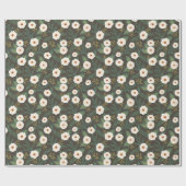 Magnolia Blossom Floral Cadeaupapier (Vlak)