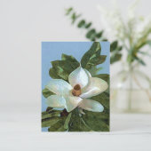 Magnolia Blossom Flower Briefkaart (Staand voorkant)