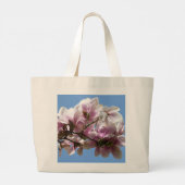 Magnolia Blossom Grote Tote Bag (Achterkant)