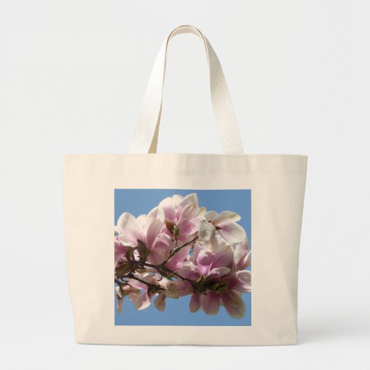 Magnolia Blossom Grote Tote Bag (Voorkant)