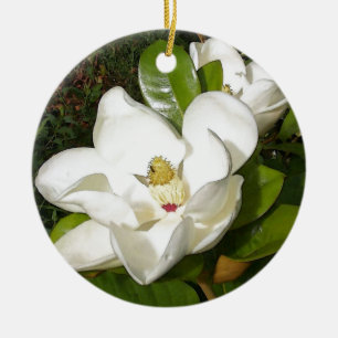 Magnolia Blossom Keramisch Ornament