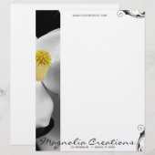 Magnolia Blossom Letterhead Briefhoofd (Voorkant / Achterkant)