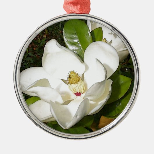 Magnolia Blossom Metalen Ornament (Voorkant)
