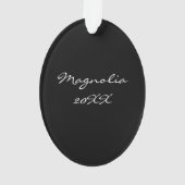 Magnolia Blossom Ornament (achterkant)