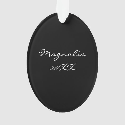 Magnolia Blossom Ornament (achterkant)