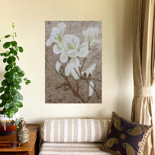 Magnolia Blossom Perfect Poster