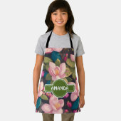 Magnolia Blossom Regenboog Kleurrijke Gepersonalis Schort (Insitu)