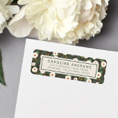 Magnolia Blossom Return Address Label