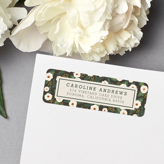 Magnolia Blossom Return Address Label