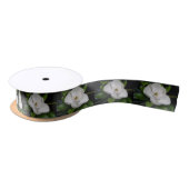 Magnolia Blossom Ribbon Satijnen Lint (Spoel)