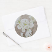 Magnolia Blossom Ronde Sticker (Envelop)