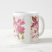  Magnolia Blossom, roze tuinbloemen Grote Koffiekop (Voorkant rechts)