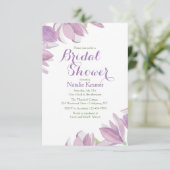 Magnolia Blossom - Uitnodiging (Staand voorkant)